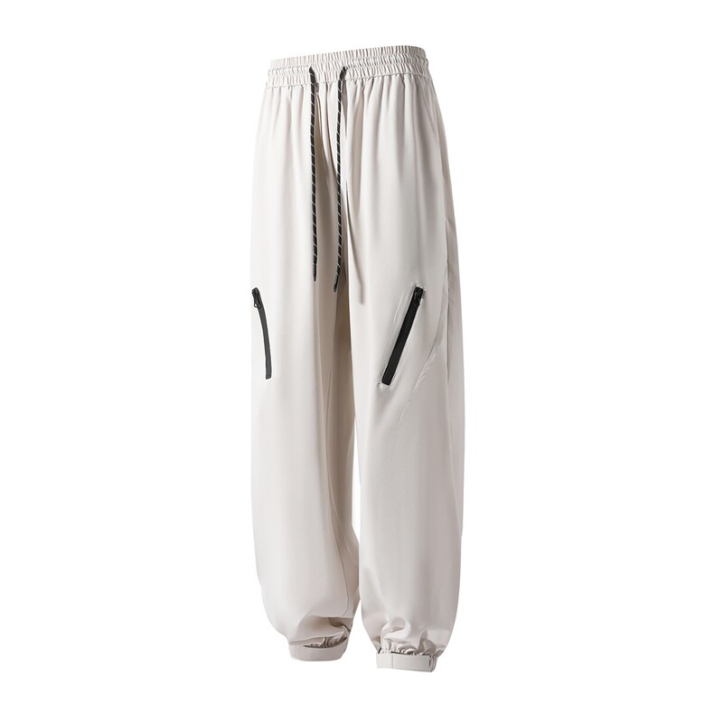 速干凉感冰丝束脚休闲裤K003立体92%聚酯纤维8%氨纶(S-5XL)TP23,男装休闲裤,电商A088