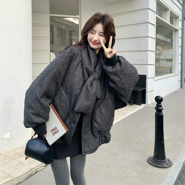 送围脖90白鸭绒烫钻羽绒服韩版花苞外套2C323-8878-P290,女装羽绒服,2C323