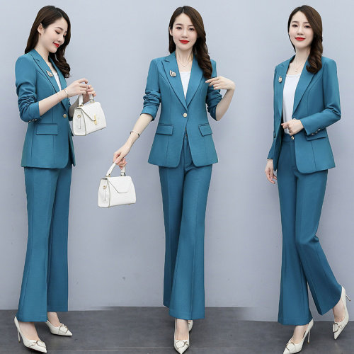 职业正装西服套装女春装2025年新款品牌气质女神范工作服两件套潮,女装套装/套裙,然然