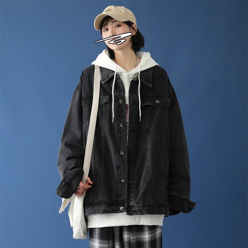 JK920-p65-限价98现货毛毯平铺港风大码牛仔ins外套cityboy,女装短外套,星座116
