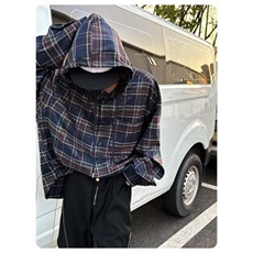 长袖衬衫日系港风宽松男潮流百搭休闲外套513ACS2172P40，男装衬衫，星座513A