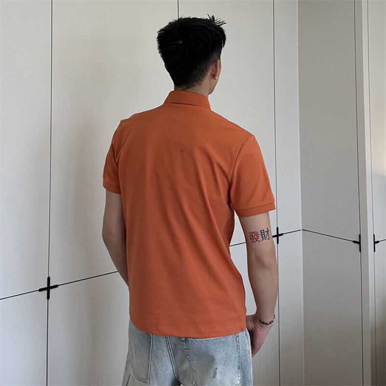 7A抑菌220克丝光珠地高品质常年主推短袖T恤翻领Polo衫T0257,男装T恤,电商D342
