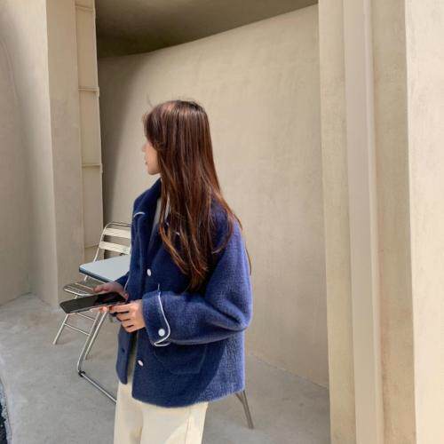 貂绒外套，女装，Y·Ben悦本