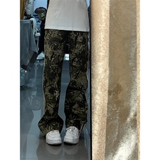 【网图】三条杠迷彩工装裤男美式复古裤子高街直筒BNLL03-特P50，男装工装外套，星座1007（原301D）