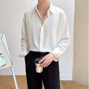 1506/QC080/P31秋季轻熟风简约男士百搭免烫内搭衬衣休闲打底衫图片