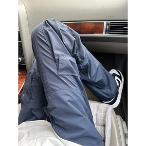 户外运动日系裤男速干伞兵纸袋裤多口袋机能工装裤子 KD44图片