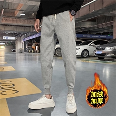 社会精神小伙2022加绒卫裤运动束脚男裤DS-B249-KK91-P58-加绒P68，男装休闲裤，星座215（原电商B249）