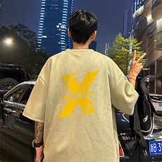 量大优供视频重磅麂皮绒短袖T恤男JPDX231-特P19，男装T恤，电商B367