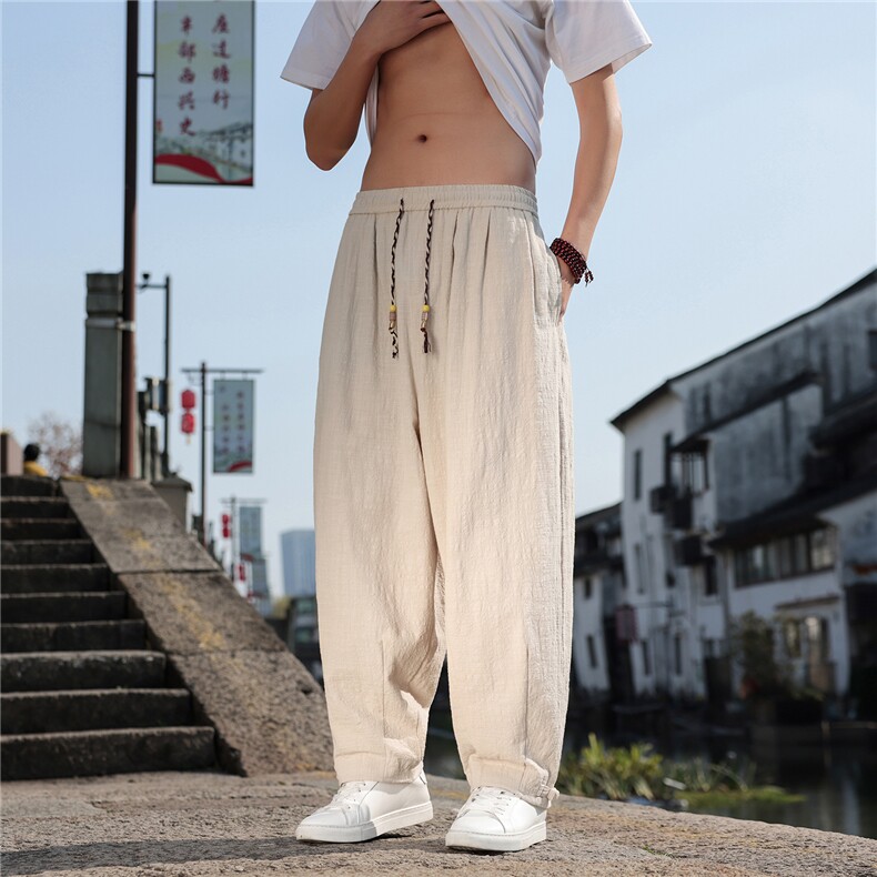 2026夏季新款宽松大码纯色休闲风男装休闲裤K2612,男装休闲裤,电商A008