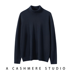 2025年秋季高翻时尚百搭休闲通勤简约，男装羊绒套衫，朝思纯山羊绒