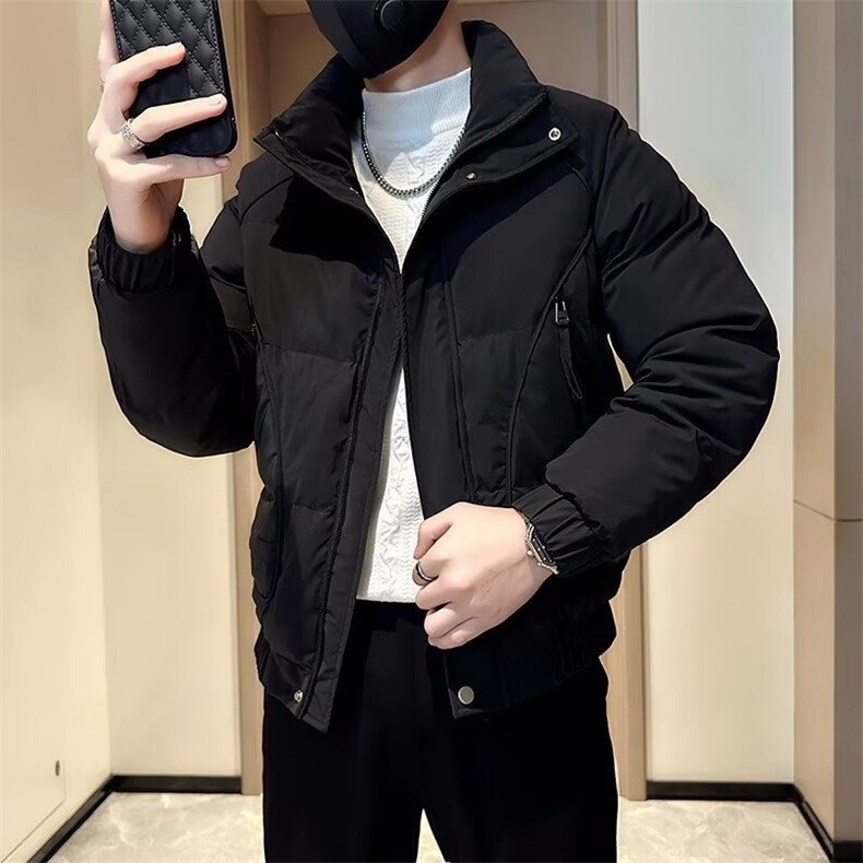 男士潮牌棉衣冬季韩版潮流痞帅立领棉服2025年新款男装冬款棉袄子,男装棉衣,星座1013