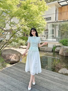 【现货】两件套旗袍图片