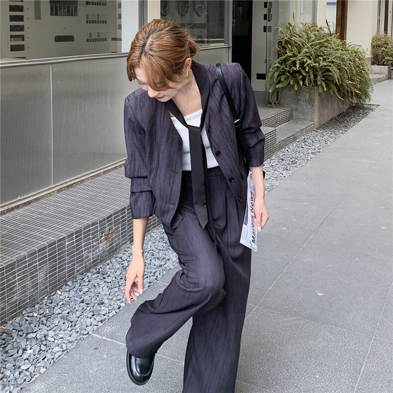 新款2026秋季新款韩系套装7805-P195-K298,女装套装/套裙,2C057