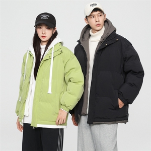 冬季假两件冬季外套韩版连帽加厚棉服运动休闲外套MY5062P-70
