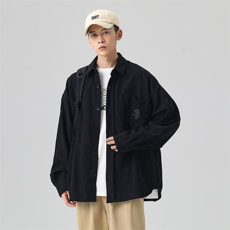 秋季新款男百搭无影墙衬衫CS2508-P55控88图片