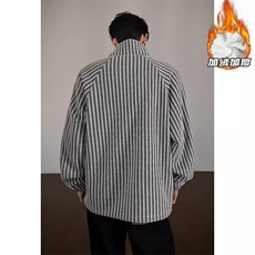 鱼骨纹半拉链卫衣男女秋冬美式重磅情侣外套运动套头衫WY3369，女装短外套，星座516A