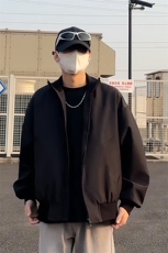 视频图-美式复古廓形飞行员夹克外套男9016-P70，男装夹克，电商B380（原B361）