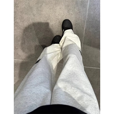 休闲裤子男款美式条纹弯刀卫裤宽松直筒运动裤STGWK53-P45，男装休闲裤，星座1007（原301D）
