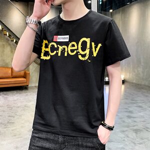 2021夏季新款男士潮流个性印花百搭短袖T恤男 A436-T639-P25图片