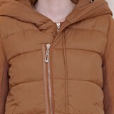 时尚修身显瘦长款棉服女冬季新款加厚保暖外套连帽羽绒棉衣，女装棉衣/棉服，依恋蒂丝