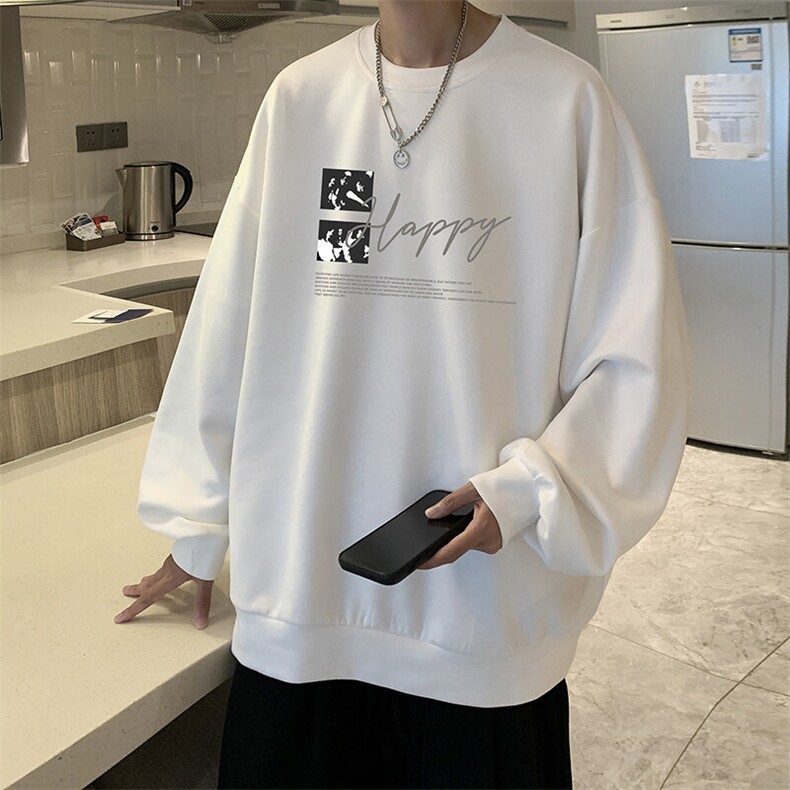 麂皮绒卫衣男大码重磅长袖t恤男JW81431-P35,男装T恤,电商A040