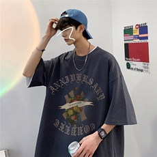 数据超好220克重磅美式潮牌短袖t恤T1196-P28直播有280克品质P35，男装T恤，电商A486
