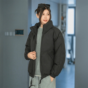 现货冬季美式休闲加厚雪山外套夹克立领纯色三防户外工装棉服图片