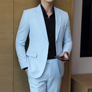 2025春季大货S-5XL男士休闲西装单西外套上衣DX6837P165图片
