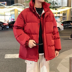 ！2025秋冬新款男士假两件棉衣加厚保暖棉服外套MY1248特P85图片
