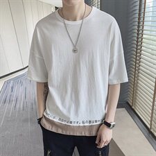 有报告夏季男士新款短袖t恤半袖潮流男装上衣DS392T，男装T恤，电商A102