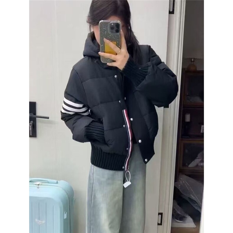 短款羽绒棉服秋冬设计2025新款立领保暖加厚针织拼接棉衣时尚外套,男装棉衣,星座506A