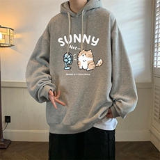 8XL连帽卫衣男大码胖子帽衫大号运动服WY2402-P35，男装卫衣，电商A040