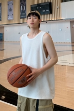8XL-M特大码无袖T恤男肌理感冰丝坎肩运动篮球背心男DX320P30，男装T恤，电商D206-1