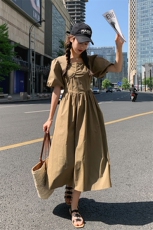 【新款有现货】2023年夏季长款连衣裙82363-P115-K165，女装连衣裙，一九零