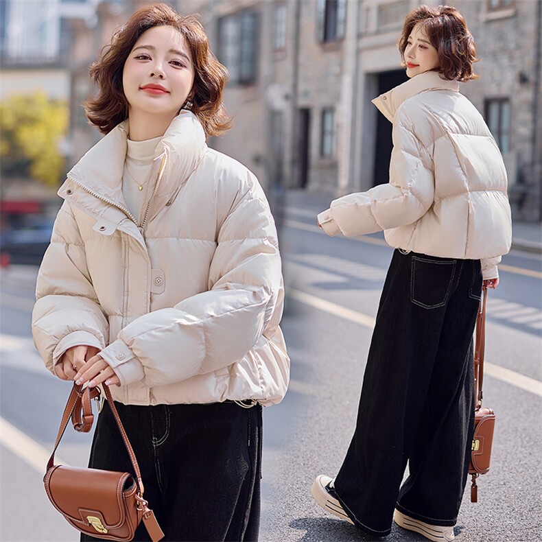 90白鸭绒羽绒服女短款2025冬季新款女装气质休闲保暖外套潮！现货,女装羽绒服,慧尚依恋