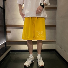 冰丝短裤男士大码宽松休闲五分裤男运动中裤MK37302-P15，男装休闲裤，电商A040