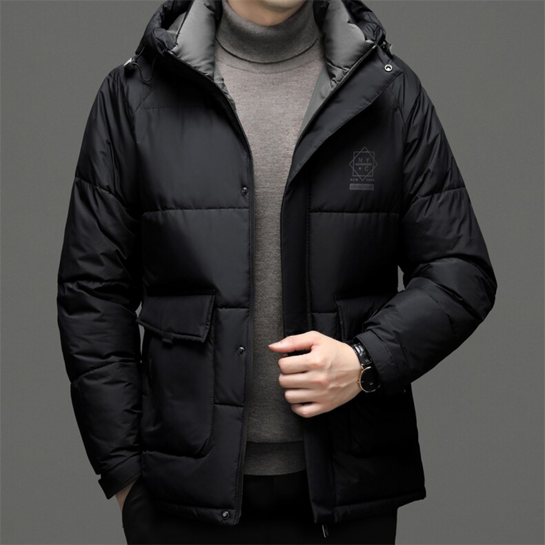 QL8801钱塘2020-2商务休闲冬季厚款有帽中年男士羽绒服P117图片