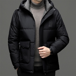 QL8801钱塘2020-2商务休闲冬季厚款有帽中年男士羽绒服P117图片