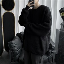 港风毛衣男秋冬外穿宽松慵懒风情侣装打底针织衫韩版潮MY260-P42，男装T恤，星座1008-1