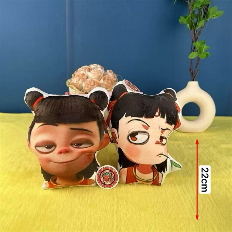 哪吒印花（百个起售），喜乐毛绒制造工厂