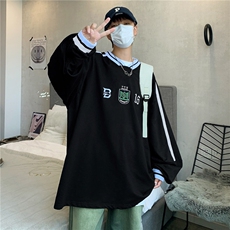 DW76-P36卫衣男秋季美式高街运动套头衣服潮牌青少年宽松无帽外套，男装卫衣，星座603-2