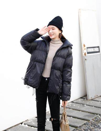 【现货】冬季新款，修身显瘦抽绳设计羽绒服，女装羽绒服，东洋天堂之花