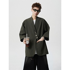 仓库现货CS1139-p48控78新款高品质防晒开衫冰丝凉感大码衬衫，男装防晒衣，电商A059