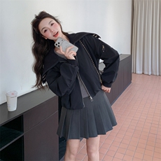 新款春装休闲拼接外套2C098-2607P155K248，女装短外套，2C098