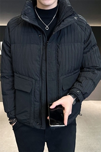 店主风休闲羽绒服男2025冬款百搭上衣男外套B317/58088/P185图片