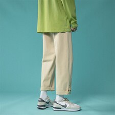 现货1405-1-K003-P35彩扣男女中性休闲裤九分裤，男装休闲裤，星座715-1