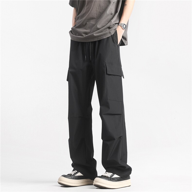 直播伞兵裤秋冬装工装裤宽松直筒男长裤机能休闲裤K513-特P30，男装工装外套，电商A099