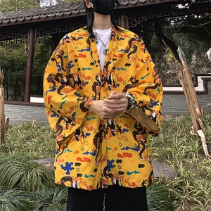 现货夏季 大码新中式防晒服薄外套男女冰丝开衫道袍汉服 F20/P40图片