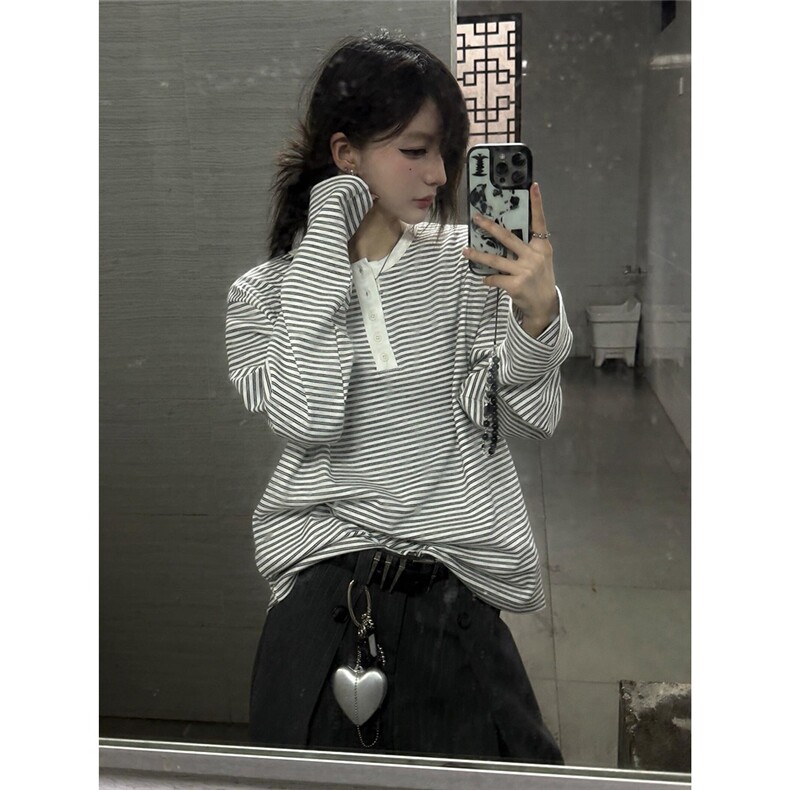 W191-P49高质量纯棉条纹长袖,男装卫衣,电商B323A