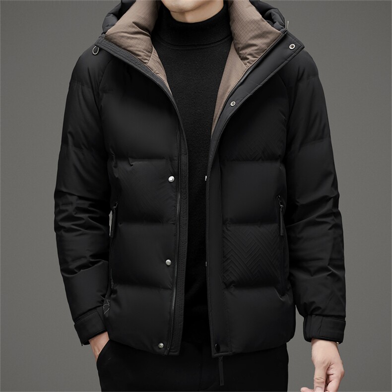 DAJ6098钱塘2020-2时尚新款简约冬季厚款休闲中年男士羽绒服P255,男装羽绒服,钱塘207-2